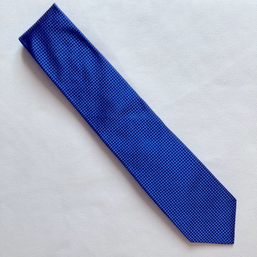 Tom James Executive Collection Blue Silk Tie